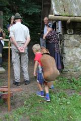 Mletje žita v Žagerskem mlinu